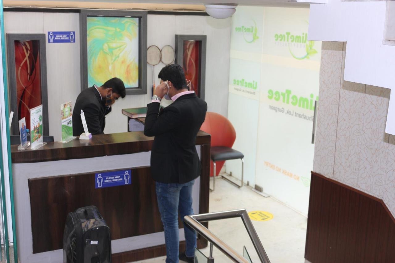 Lime Tree Hotel Sushant Lok Gurgaon Sector 29 Next To Iffco Chowk Metro Eksteriør bilde